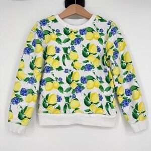Janie and Jack Girl's Lemon Sweatshirt Size‎ 6